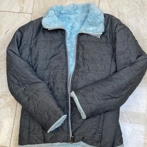 Girls NorthFace reversible jacket